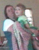 Linda Jones holding her grand daughter, Remy Collins