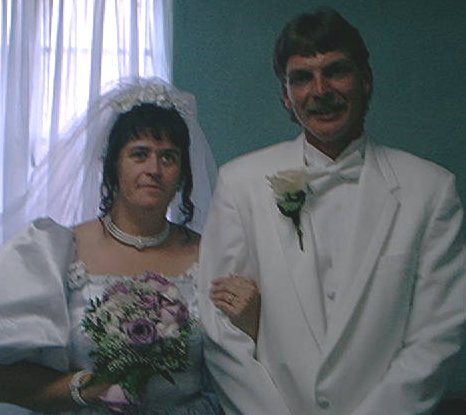 Bride and Groom: Gale and Tommy Means