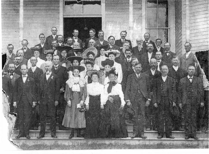 Members of Free Springs UMC circa early 1900's